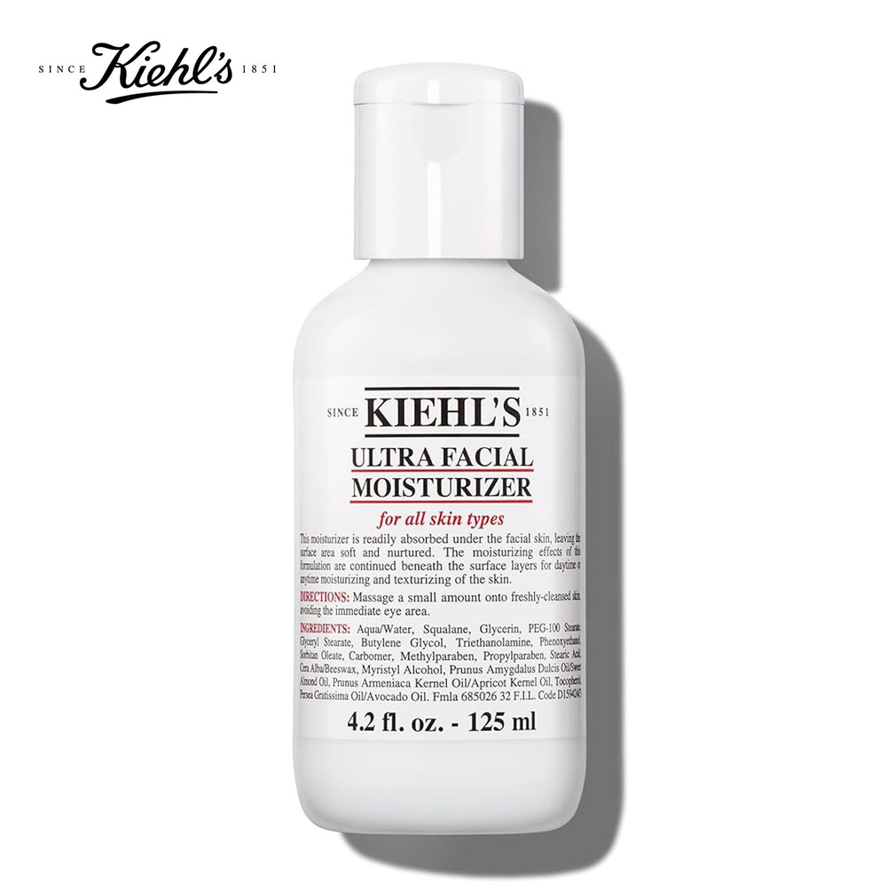 Kiehl's Ультраувлажняющий крем для лица, для легкого ежедневного увлажнения, с добавлением сквалана и #1