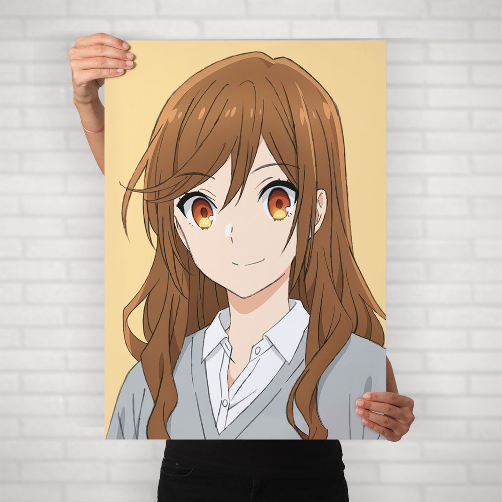 Плакат на стену для интерьера Хоримия (Horimiya - Кёко Хори 1) - Постер по аниме формата А2 (42x60 см) #1