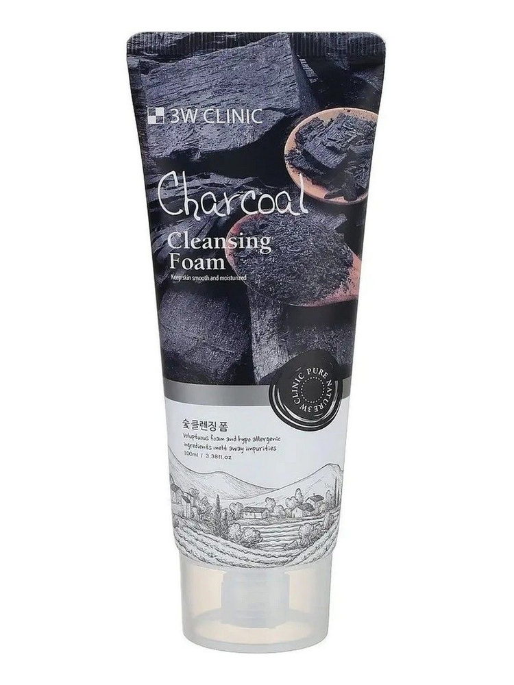 Пенка для умывания Charcoal Cleansing Foam 100мл #1