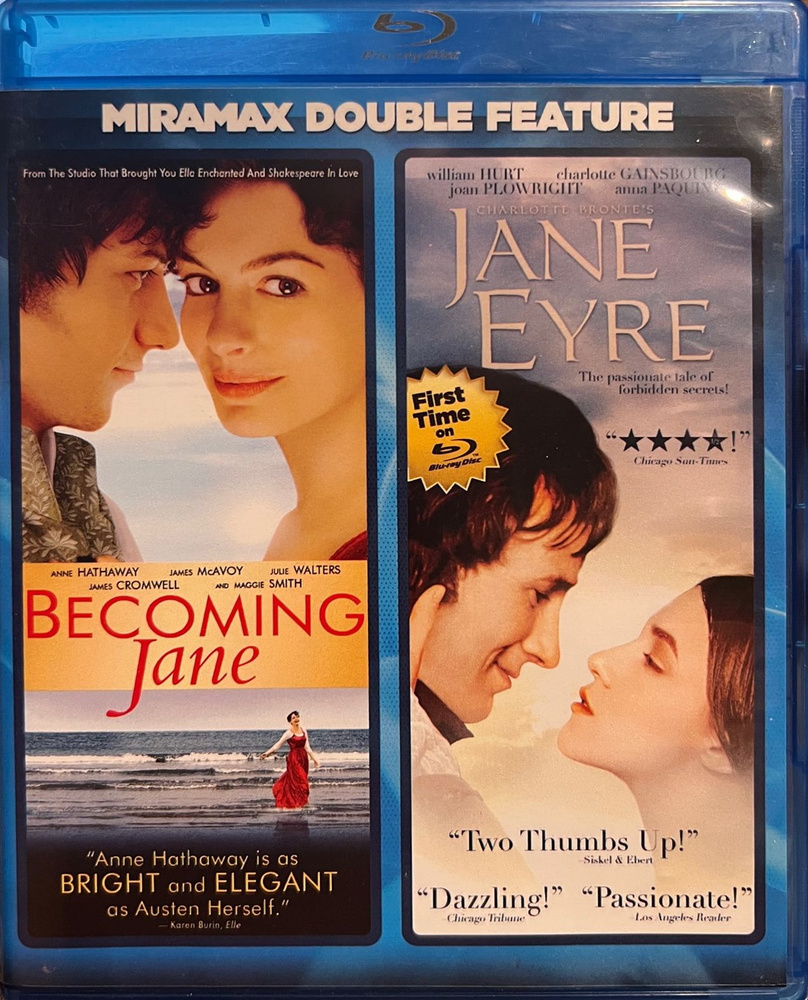 Jane Eyre. Джейн Эйр, реж. Францо Дзефирелли + Becoming Jane. Джейн Остин, 2006, BluRay (2 фильма на #1