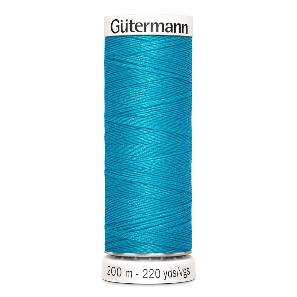 Нить Gutermann, Sew-All 100/200м для всех материалов, 100% п/э, цвет 736 голубая лагуна  #1