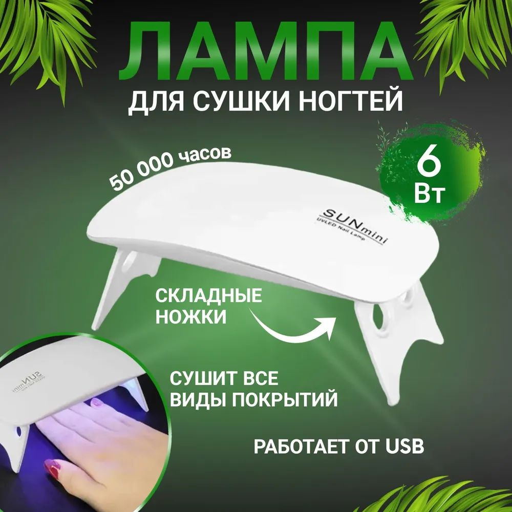 Лампа для маникюра и педикюра MINI 2 UV/LED Light Лампа для сушки ногтей  #1