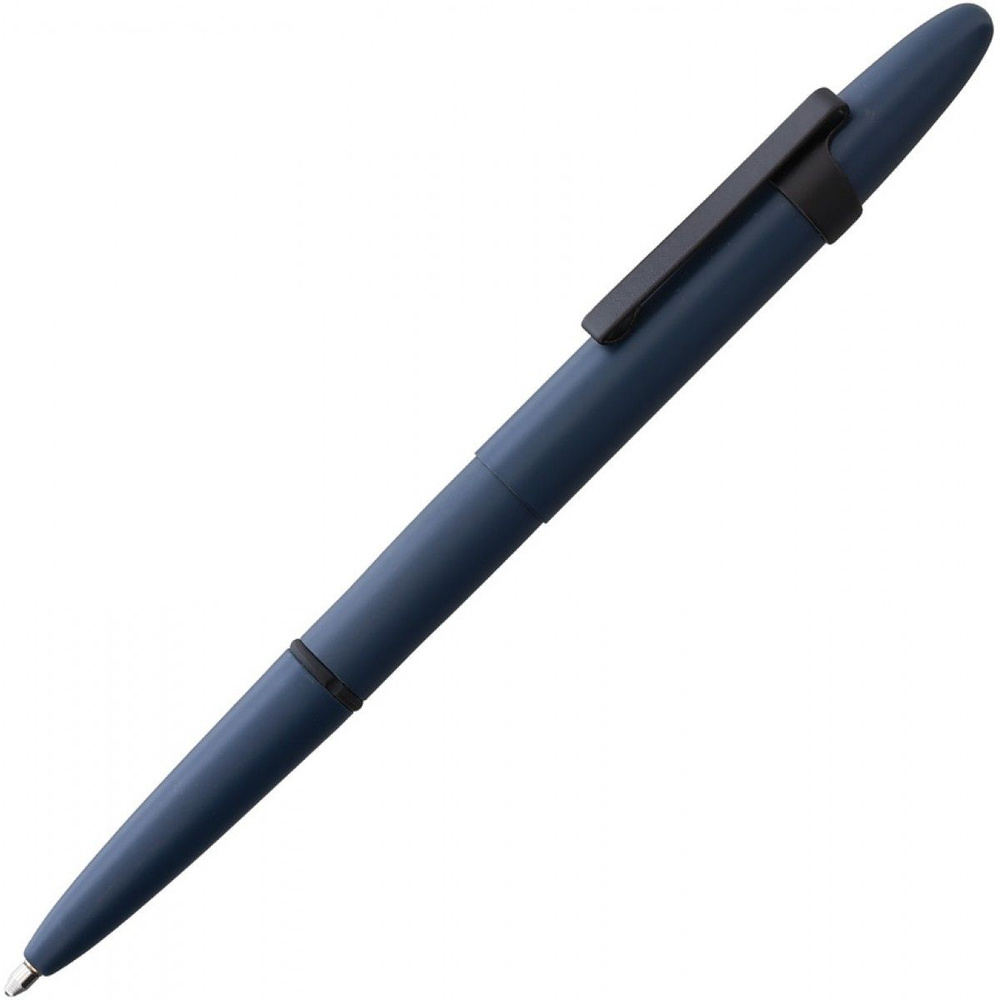 Космическая шариковая ручка с клипсой Fisher Space Pen Bullet (Cerakote Navy)  #1