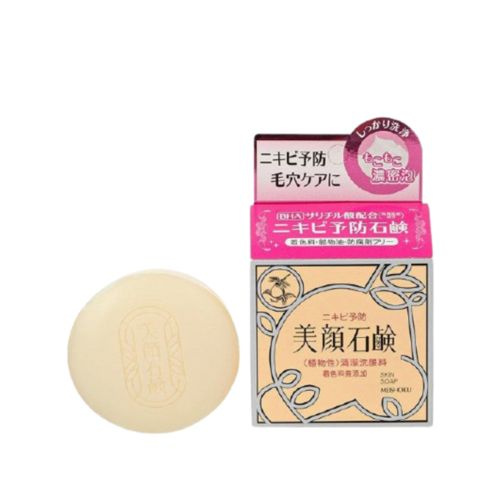 Meishoku Мыло туалетное для проблемной кожи лица - Bigansui skin soap, 80г  #1