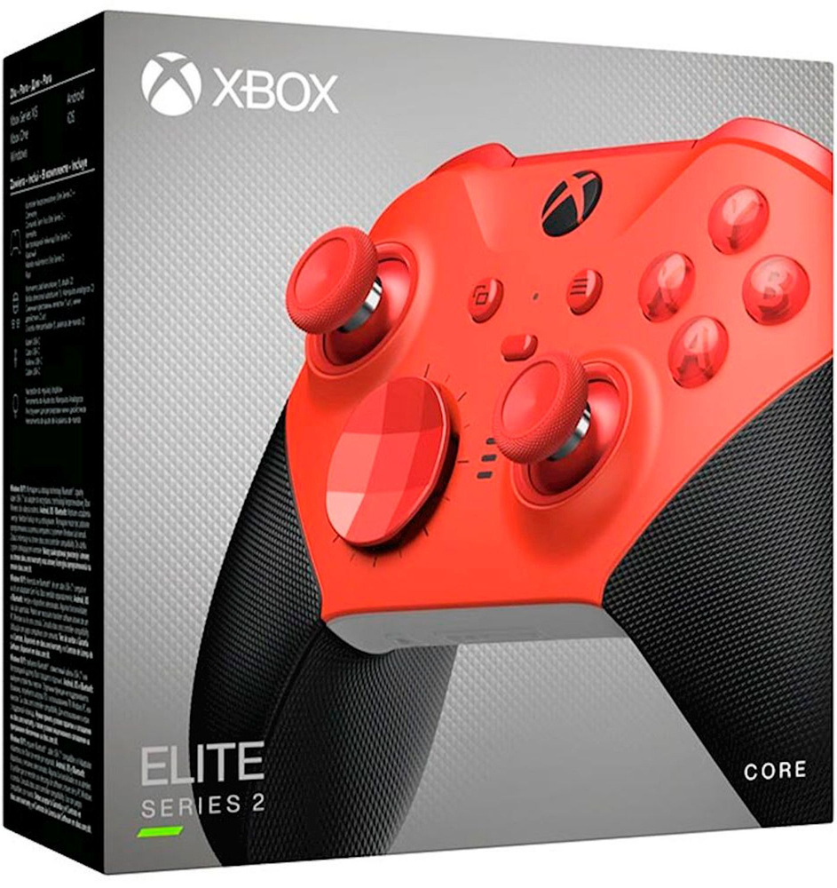 Геймпад беспроводной Microsoft Xbox One Wireless Controller Elite Series 2 (Core) красный (Xbox One/Series #1