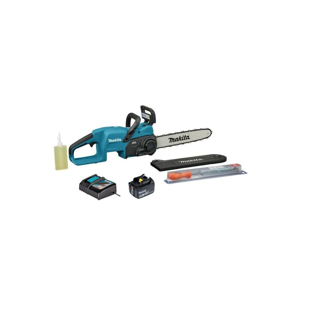 Пила цепная аккумуляторная Makita DUC357RF, 18В, 35см. (1акк. 3Ач., З/У DC18RC)  #1