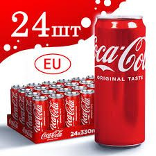 Газированный напиток Coca-Cola, Европа, 0.33 л. х 24шт. #1