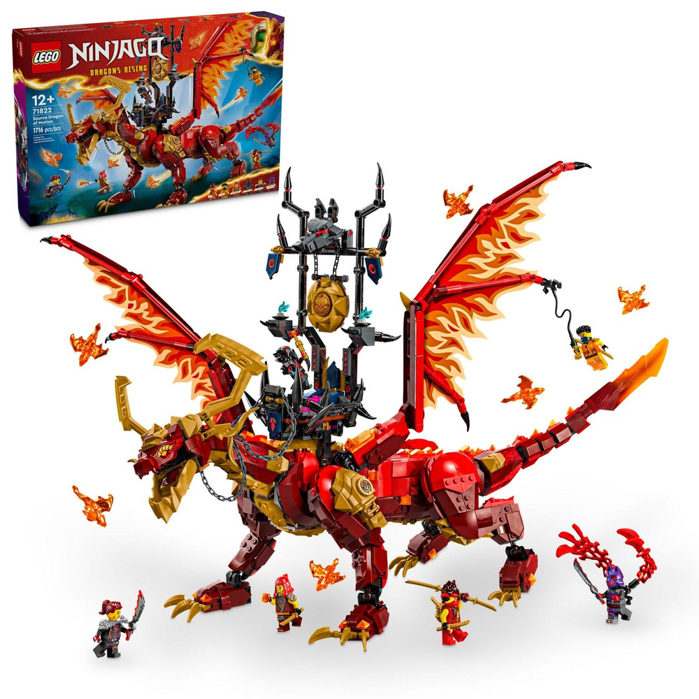Конструктор LEGO Ninjago 71822 Исходный Дракон Движения #1