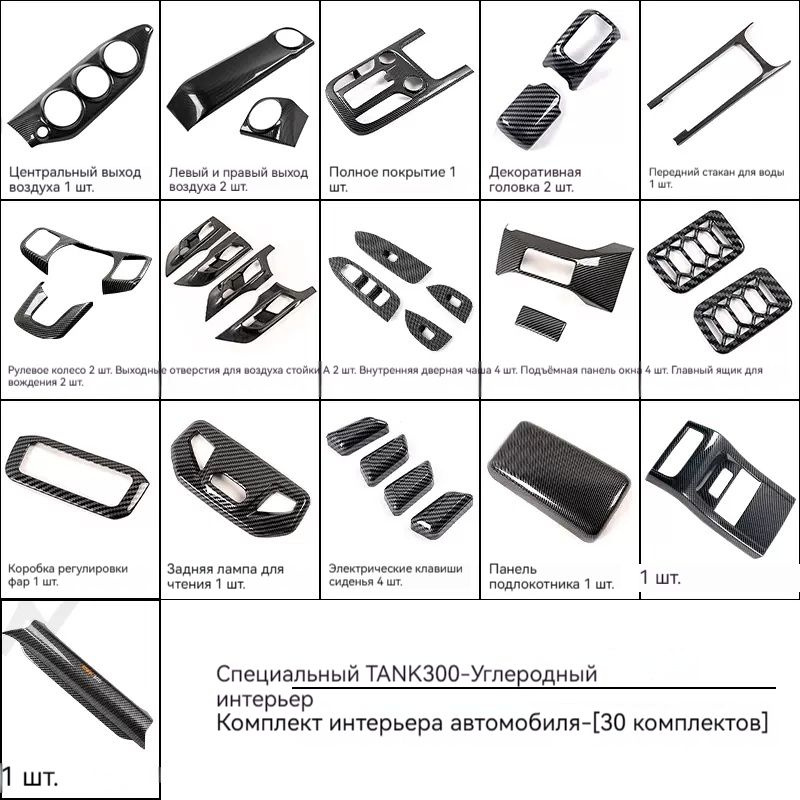 Накладка на элементы салона. #1