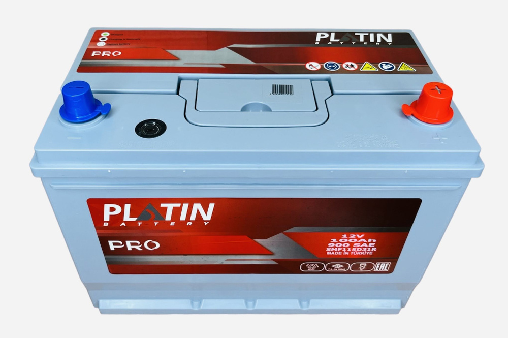 Аккумулятор автомобильный Platin Pro Asia 100 Ач 850 A о.п. SMF 115D31L 306х173х225  #1
