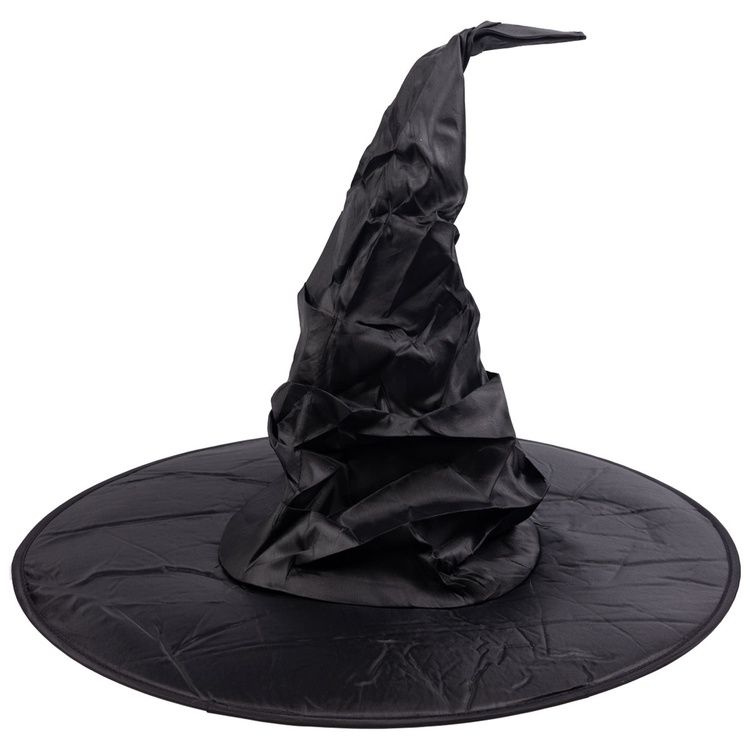 Шляпа ведьмы изгиб черная #1