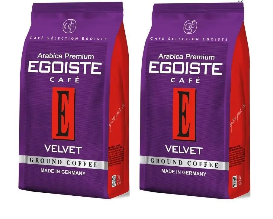 Кофе молотый Egoiste Velvet, 200 г, 2 упаковки #1