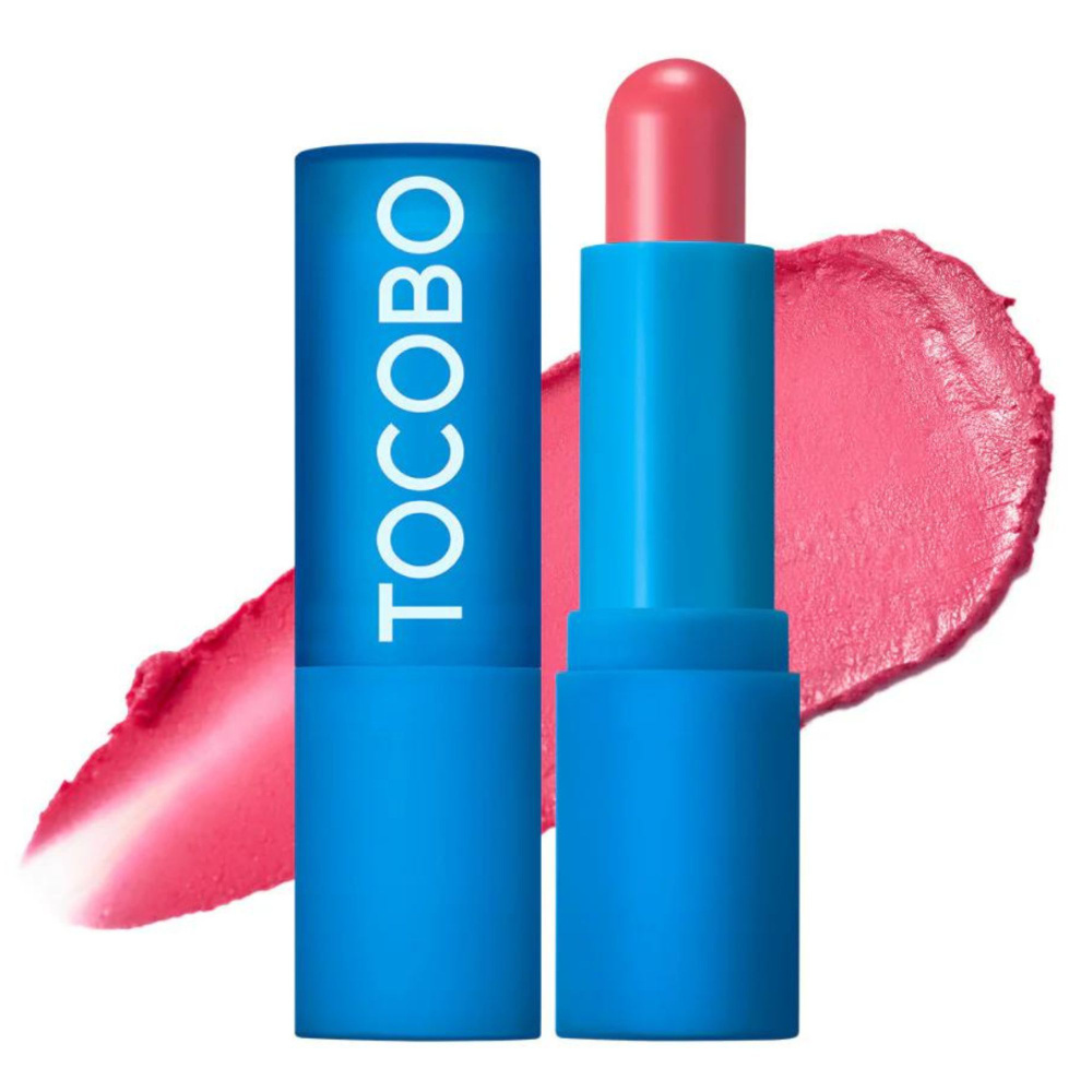 Tocobo Кремовый оттеночный бальзам для губ в оттенке лепестков розы Powder Cream Lip Balm 032 Rose Petal #1