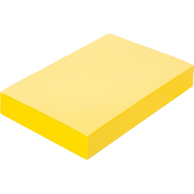 Бумага цветная А4, 80г, желтый интенсив, 500 л/уп #1