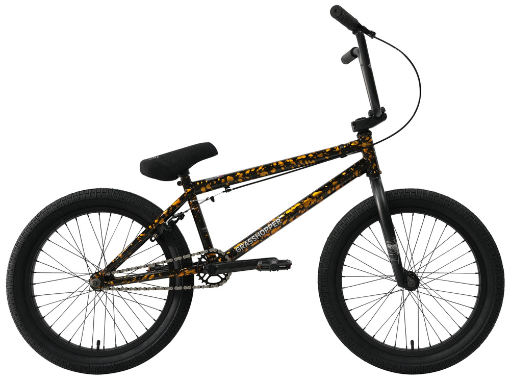 Велосипед BMX Tech Team Grasshopper 20"х20,8" оранжево-черный 2024 #1