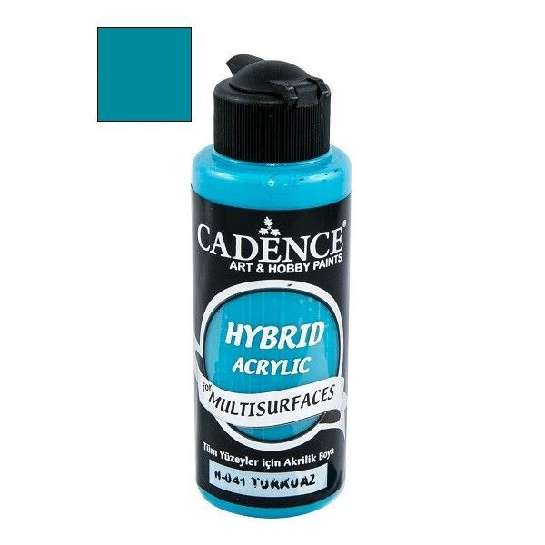 Акриловая краска Cadence Hybrid Acrylic Paint, 120 ml. Turquoise H-041 #1