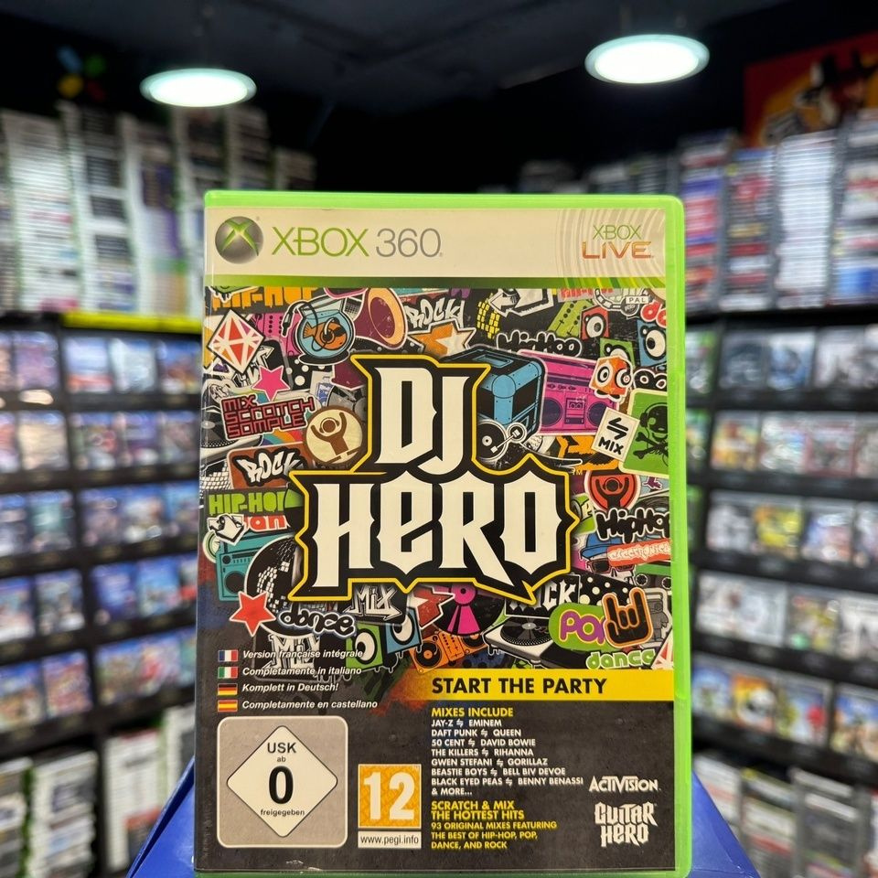 Игра Dj Hero (Xbox 360) (Disk Only) (Box) #1