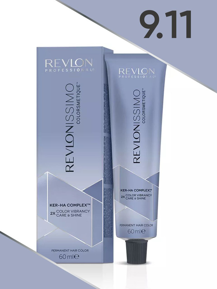 Стойкая краска для волос Revlon Professional Revlonissimo 9.11 60 мл #1