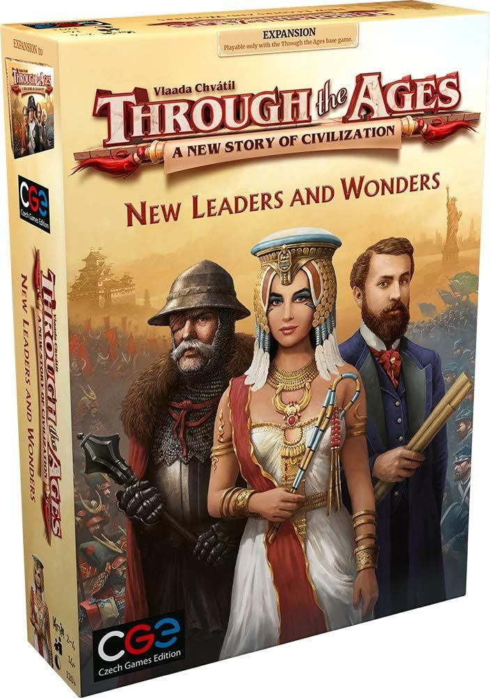Настольная игра Through The Ages: New Leaders and Wonders (Сквозь века: Лидеры и чудеса) - дополнение #1