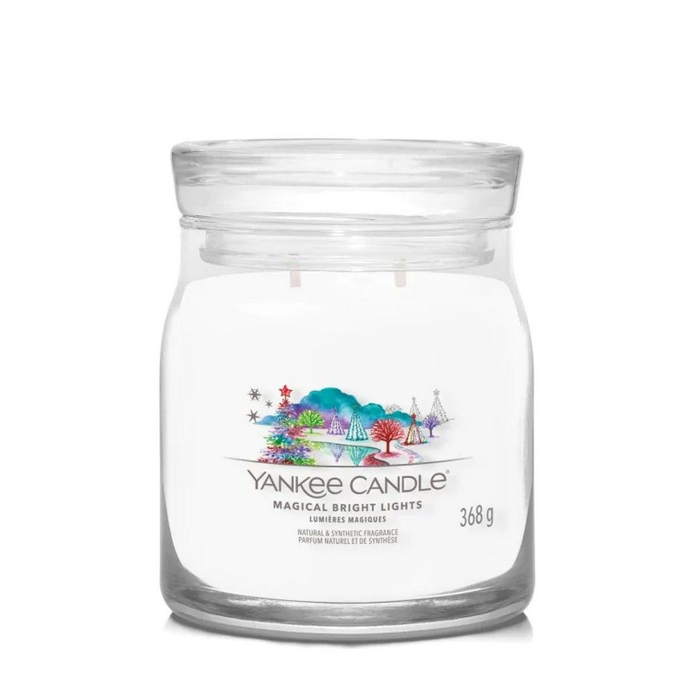 Yankee Candle Свеча ароматическая "Волшебные яркие огни", 11 см х 9 см, 1 шт  #1