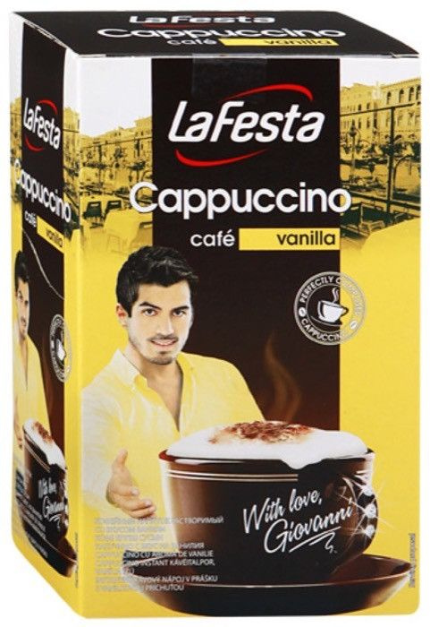 Кофе LA FESTA Cappuccino Ванильный 10 пак.* 12,5 гр 0000167 #1