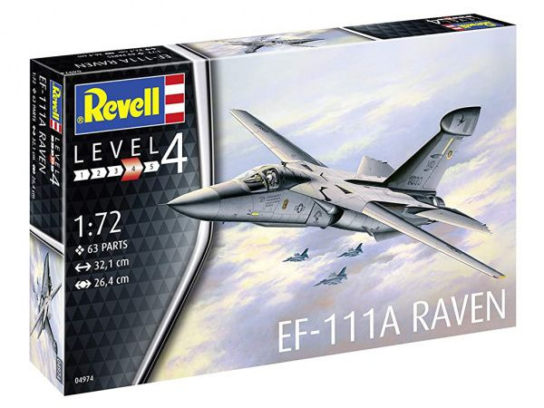 Набор для сборки Revell (Ревел) - Самолёт радиоэлектронной борьбы EF-111A Raven  #1