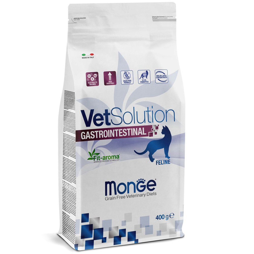 Monge GASTROINTESTINAL vetSolution корм для кошек при заболеваниях ЖКТ 400 гр  #1