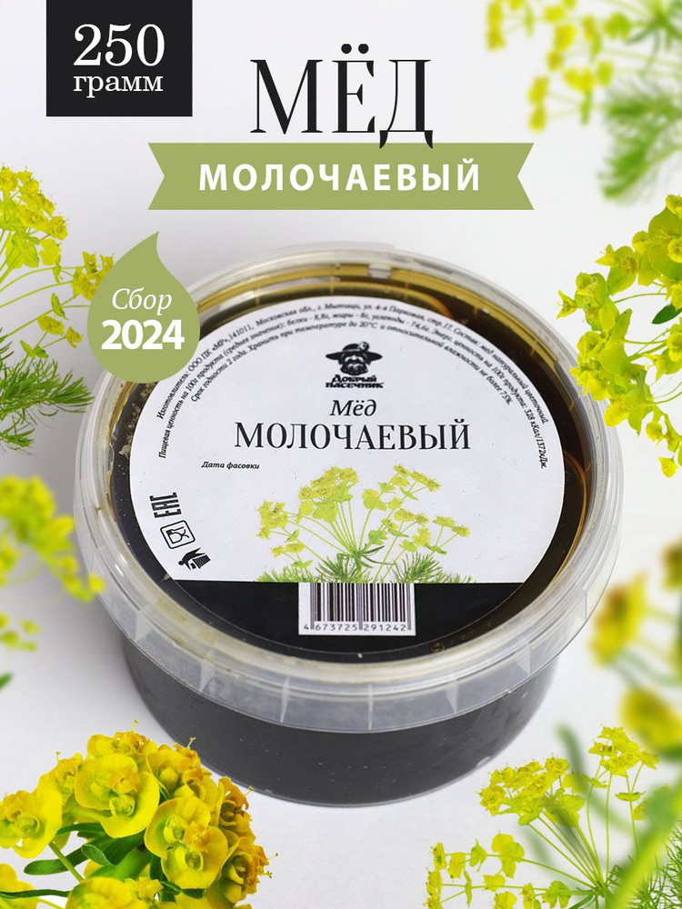 Молочаевый мед 250 г, натуральный, фермерский продукт #1
