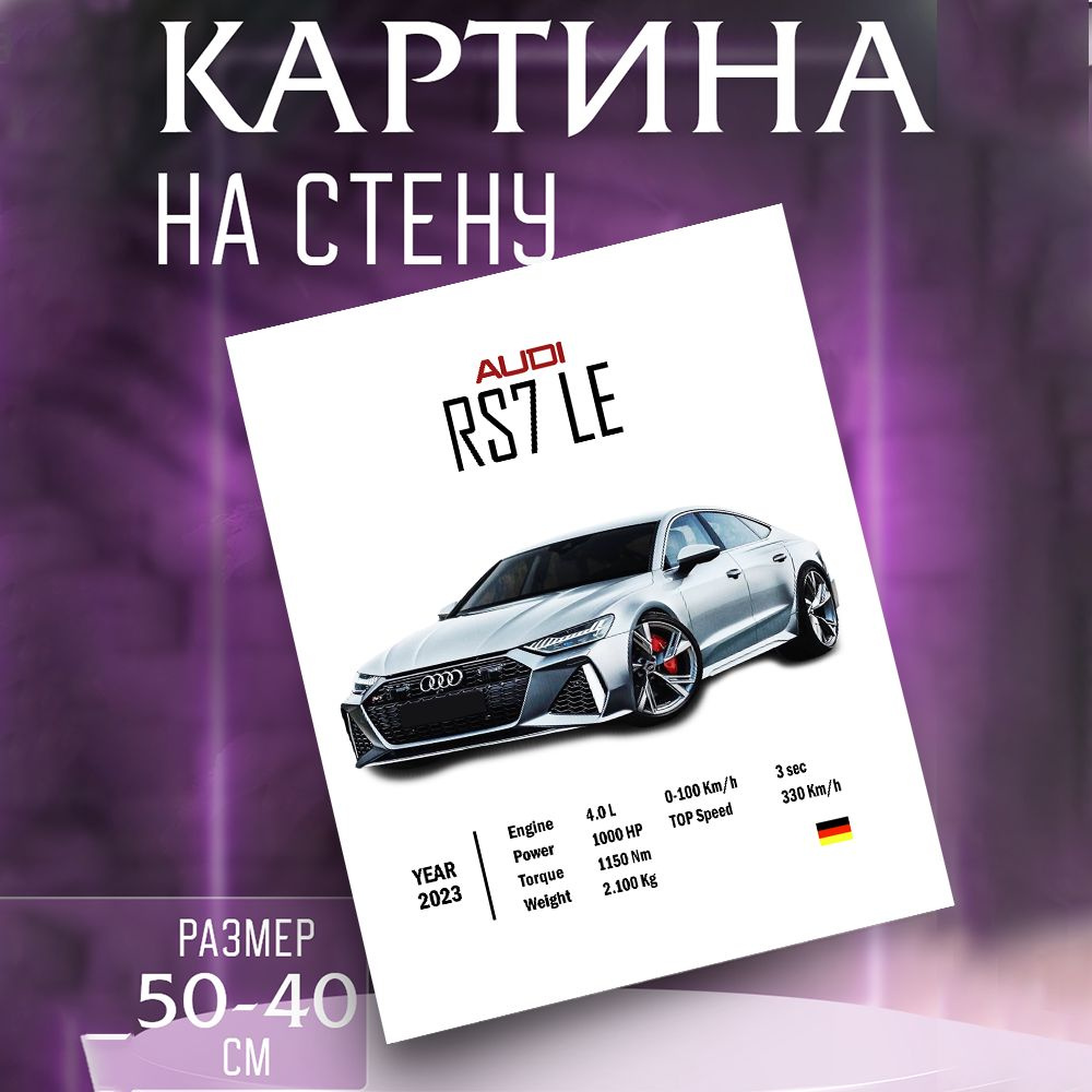 Картина на стену AUDI RS7 #1