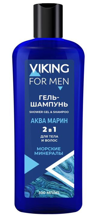 Viking Викинг Гель-шампунь для тела и волос Аква Марин, 300 мл  #1