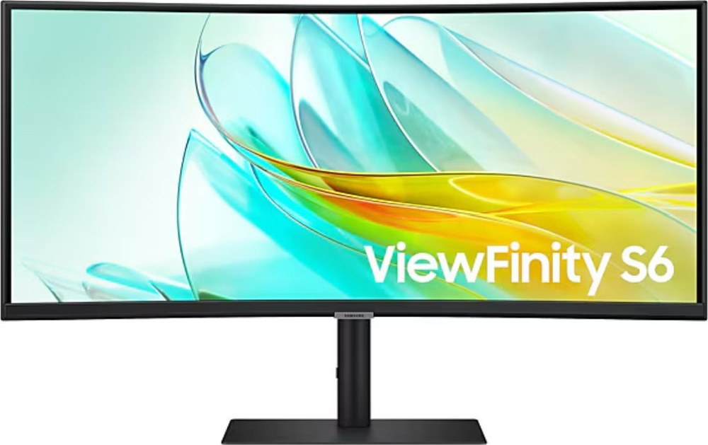 Samsung 34" Монитор ViewFinity S6 LS34C650UAIXCI UWQHD, черный #1