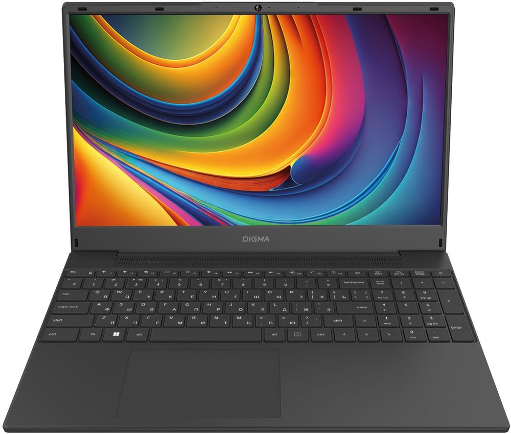 Digma EVE Ноутбук 15.6", AMD Ryzen 3 3200U, RAM 8 ГБ, SSD 512 ГБ, AMD Radeon Graphics, (DN15R3-8DXW03), #1