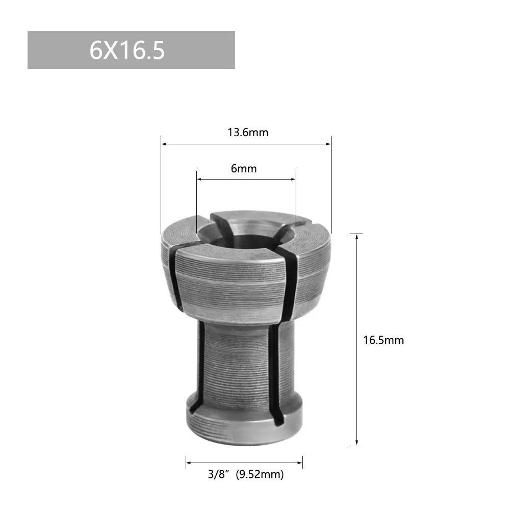 Цанга 6 мм для прямой шлифмашины или фрезера #1