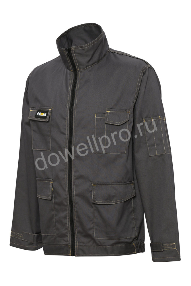 Куртка рабочая DOWELL BASIC, цв. серый, р-р XL/56, D81410-XL #1