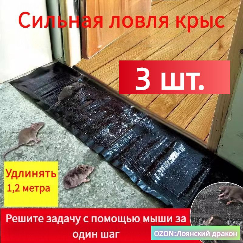 Липкие подушечки для крыс, клей-ловушка для мышей 3 шт. купить на OZON ...