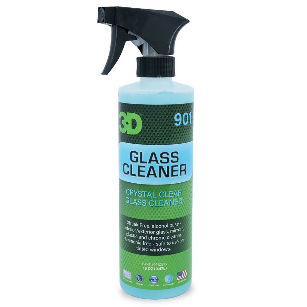 3D Очиститель стекол, Glass Cleaner 0,48л., 901OZ16 #1