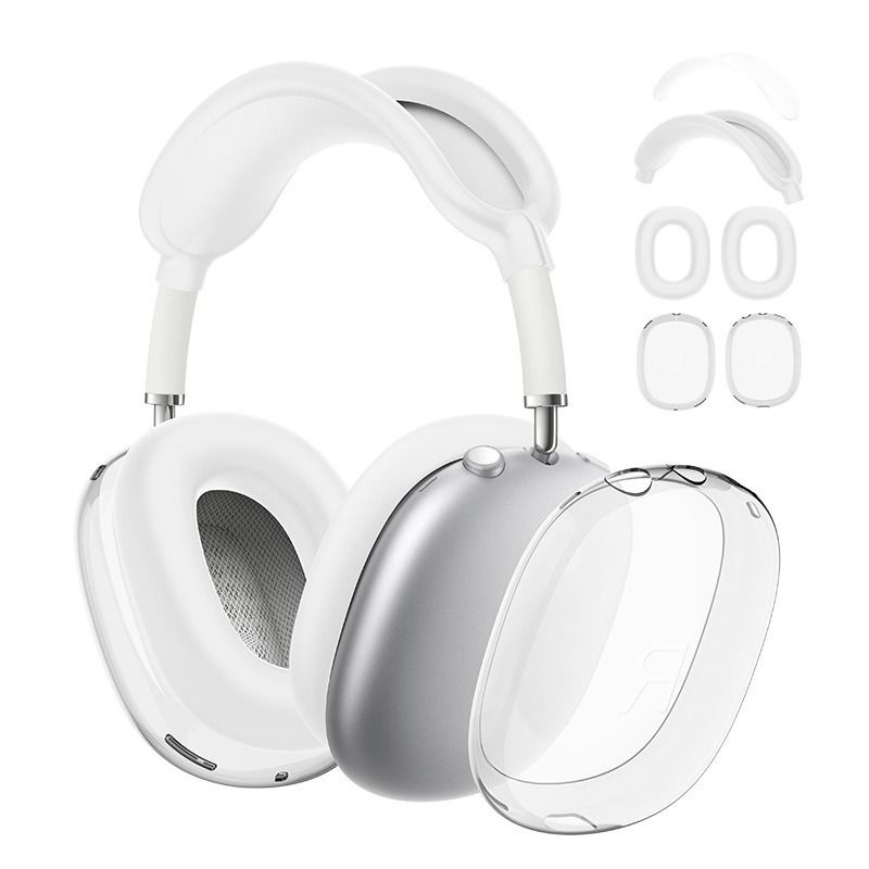 Защитный чехол AirPod Max 4-в-1 с разъемом для наушников и амбушюрами  #1