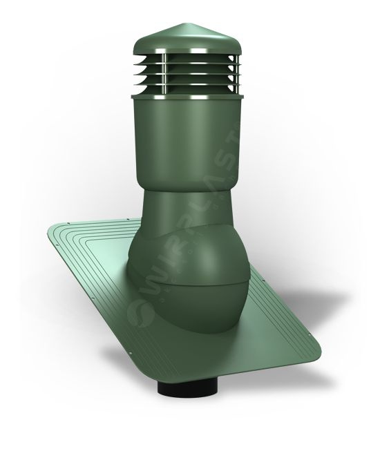 Вентиляционный выход D 110 мм. H 500 мм. для гибкой кровли при монтаже, изолированный, Wirplast K 22, #1