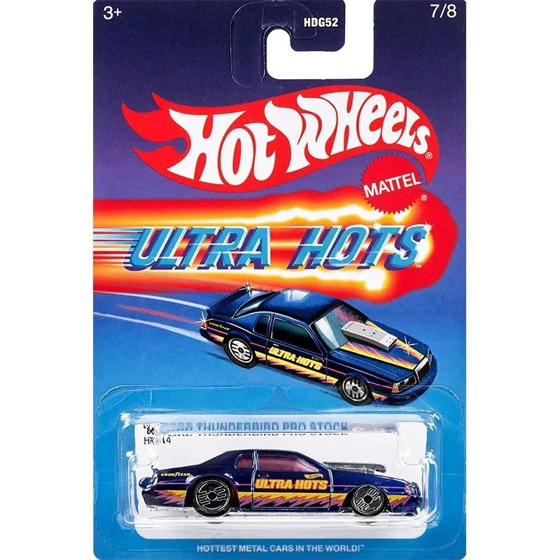 Машинка Hot Wheels серия ULTRA HOTS в масштабе 1:64 86 FORD THUNDERBIRD PRO STOCK  #1