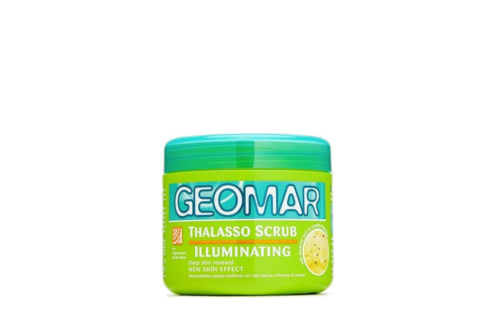 Талассо-скраб ОСВЕТЛЯЮЩИЙ с гранулами ЛИМОНА GEOMAR ILLUMINATING THALASSO SCRUB WITH LEMON POWDER, 600 #1