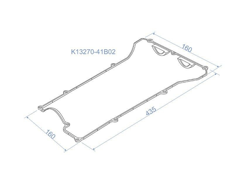 Прокладка клапанной крышки NS CG10, CG13, CGA3DE, Z10, K11 #1