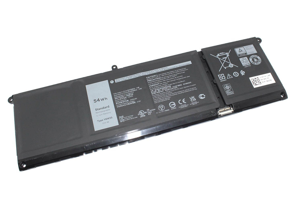 Аккумуляторная батарея для ноутбука Dell Inspiron 13 5310 (V6W33) 15V 3600mAh  #1