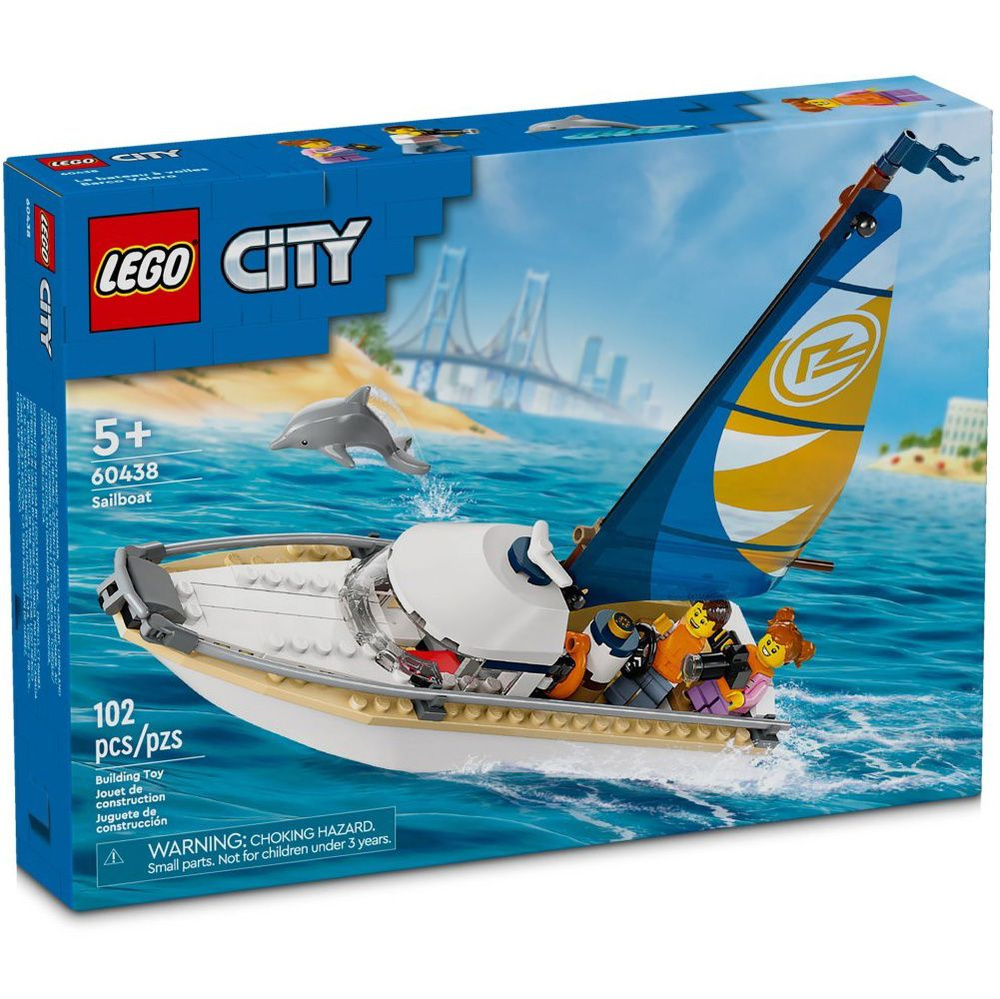 Конструктор LEGO City 60438 Парусная лодка #1