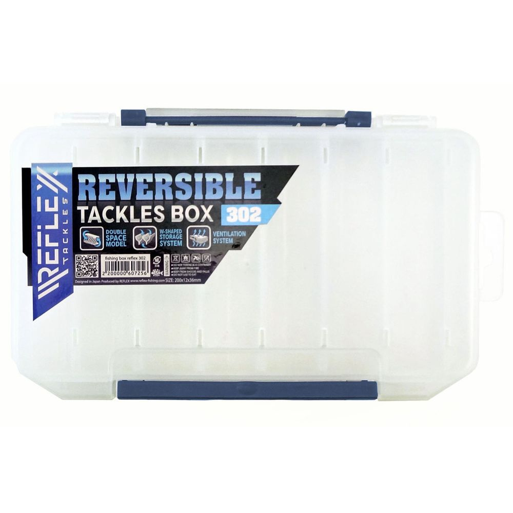 Коробка рыболовная Reflex Reversible tackeles box 302 #1