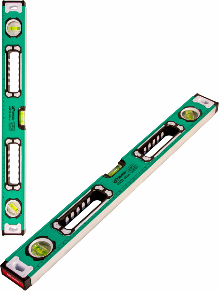 Уровень Skrab 40432 магнитный усиленный фрезерованный 3-х гл. / 60 см.  #1