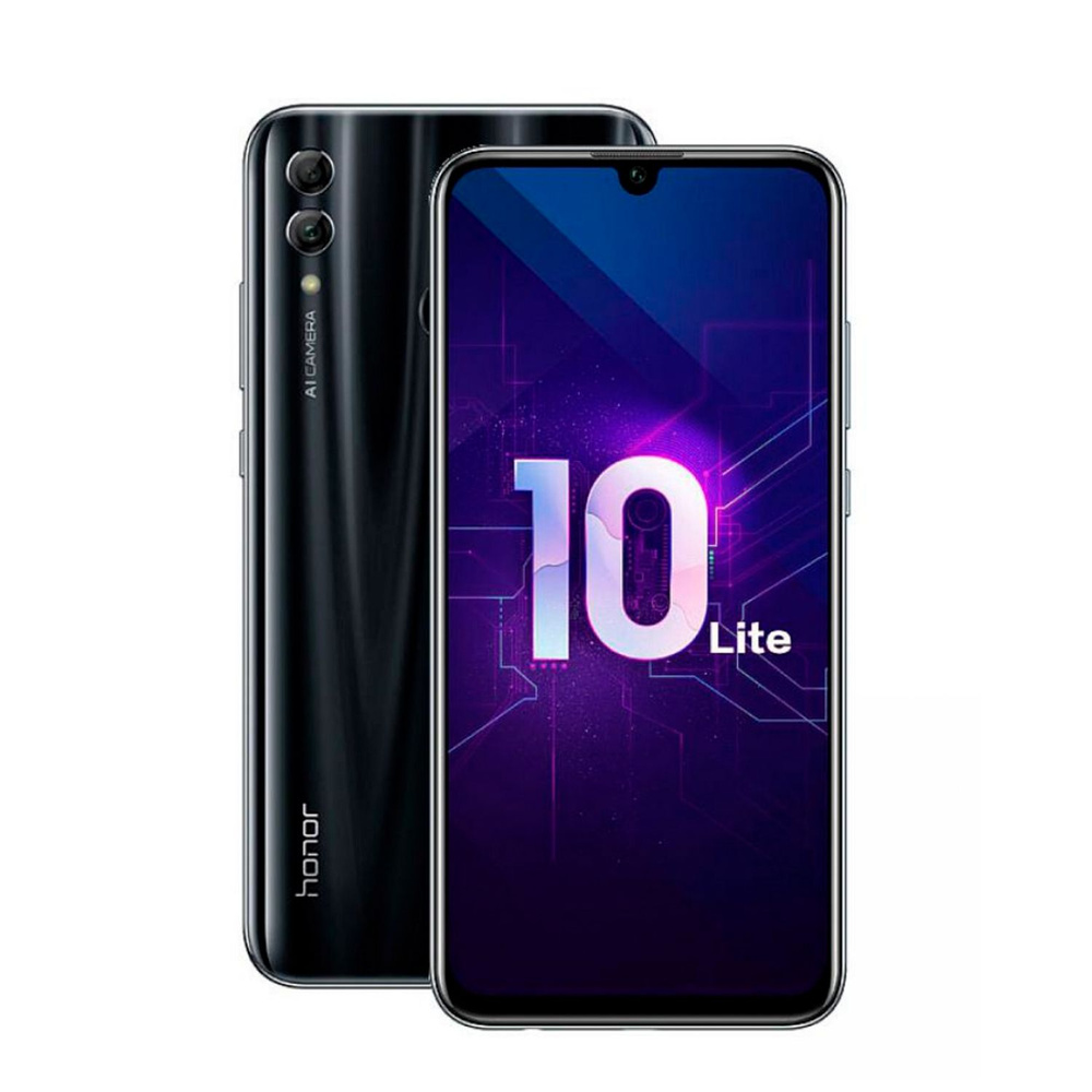 Honor Смартфон 10 Lite 6/128 ГБ, черный, Восстановленный #1