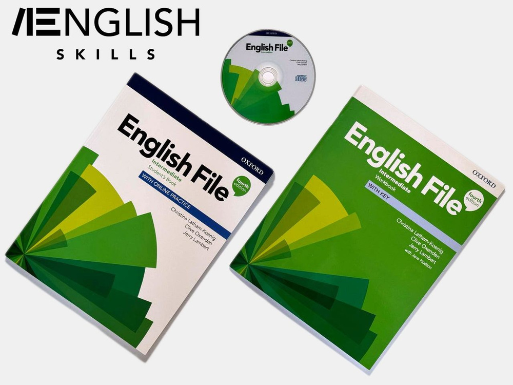 English File Intermediate 4th edition. ПОЛНЫЙ КОМПЛЕКТ: Учебник + Рабочая Тетрадь + CD/DVD (4 издание) #1