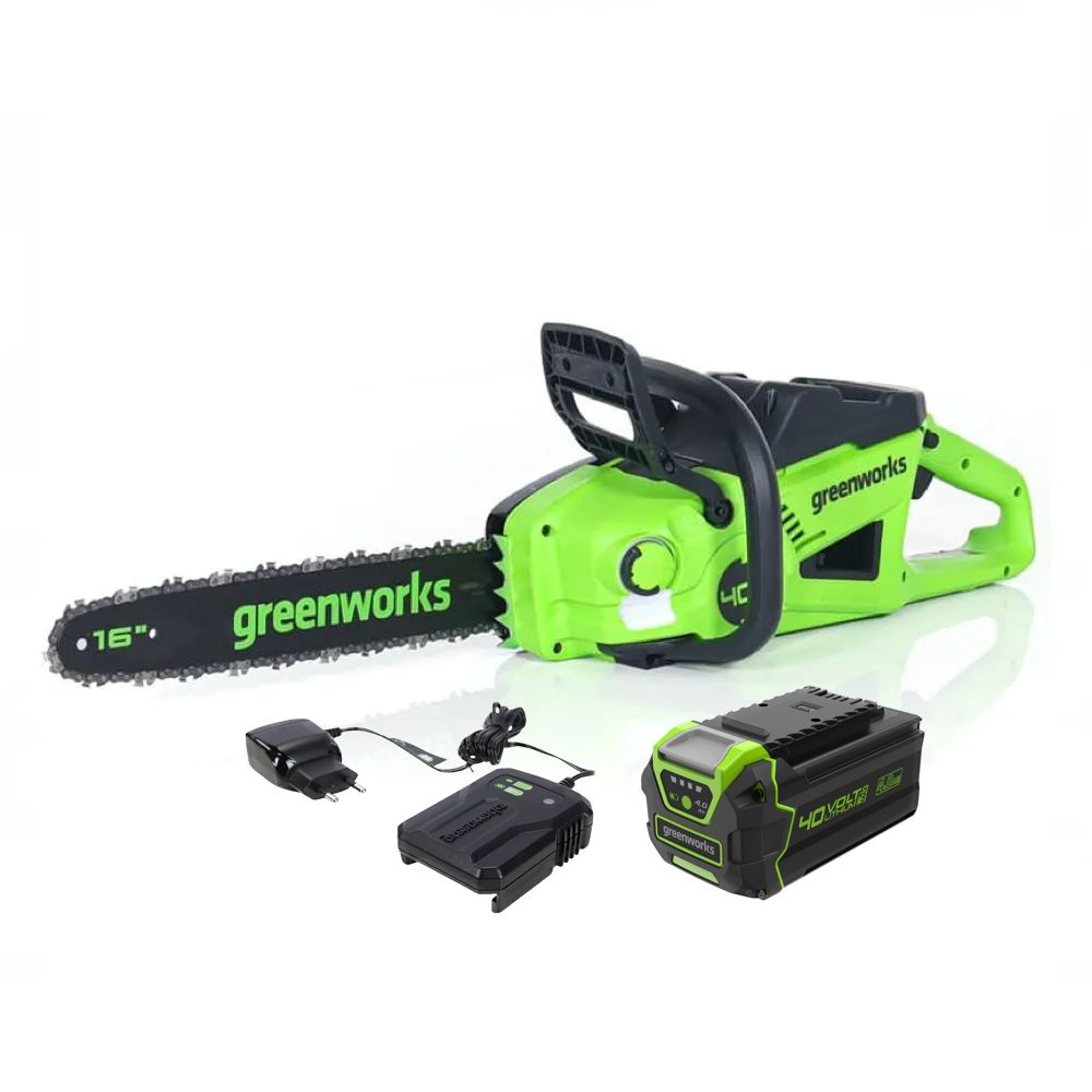 Аккумуляторная цепная пила Greenworks GD40CS20XK4 2008807.UB #1