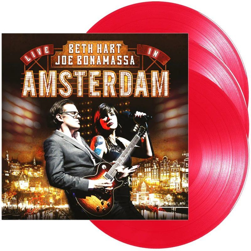 BETH HART AND JOE BONAMASSA - Live In Amsterdam (3LP, Red Vinyl) Виниловая пластинка  #1