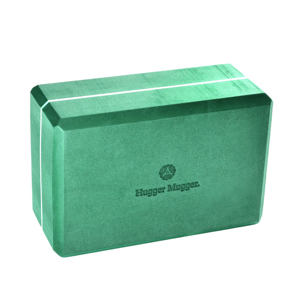 Блок для йоги / кирпич Hugger Mugger Foam Yoga Block FB-4, цвет зелёный #1